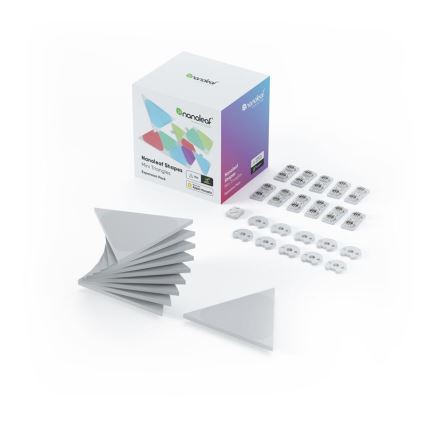 Nanoleaf - Komplet za proširenje 10x LED RGB prigušiva paneli TRIANGLES LED/0,5W/230V Wi-Fi