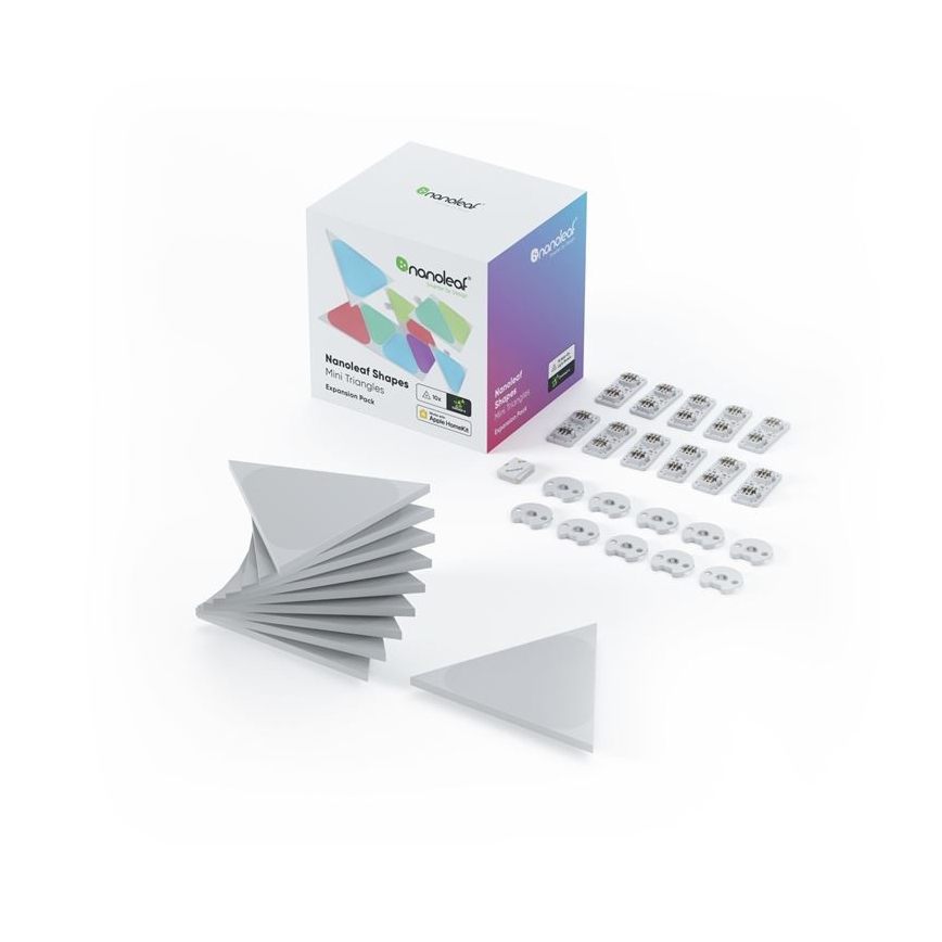 Nanoleaf - Komplet za proširenje 10x LED RGB prigušiva paneli TRIANGLES LED/0,5W/230V Wi-Fi