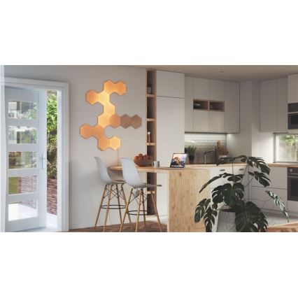 Nanoleaf - Komplet 13x prigušiva LED panel HEXAGONS LED/2W/230V Wi-Fi