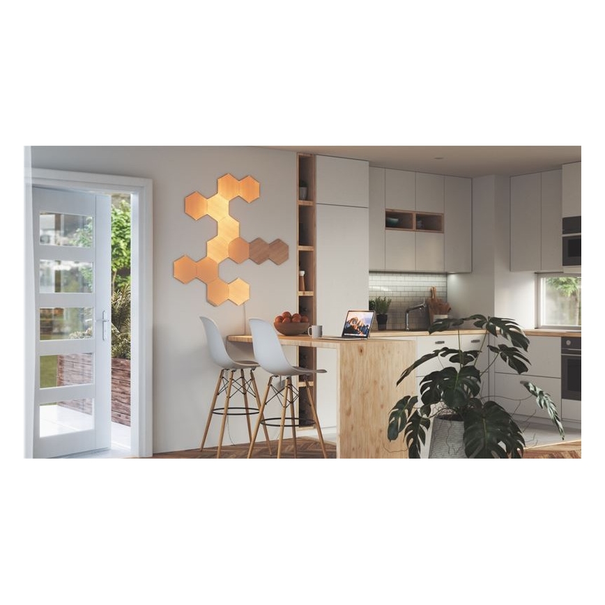 Nanoleaf - Komplet 13x prigušiva LED panel HEXAGONS LED/2W/230V Wi-Fi