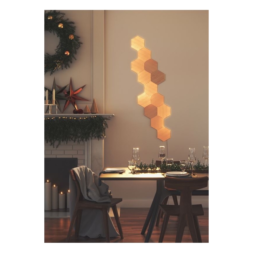 Nanoleaf - Komplet 13x prigušiva LED panel HEXAGONS LED/2W/230V Wi-Fi