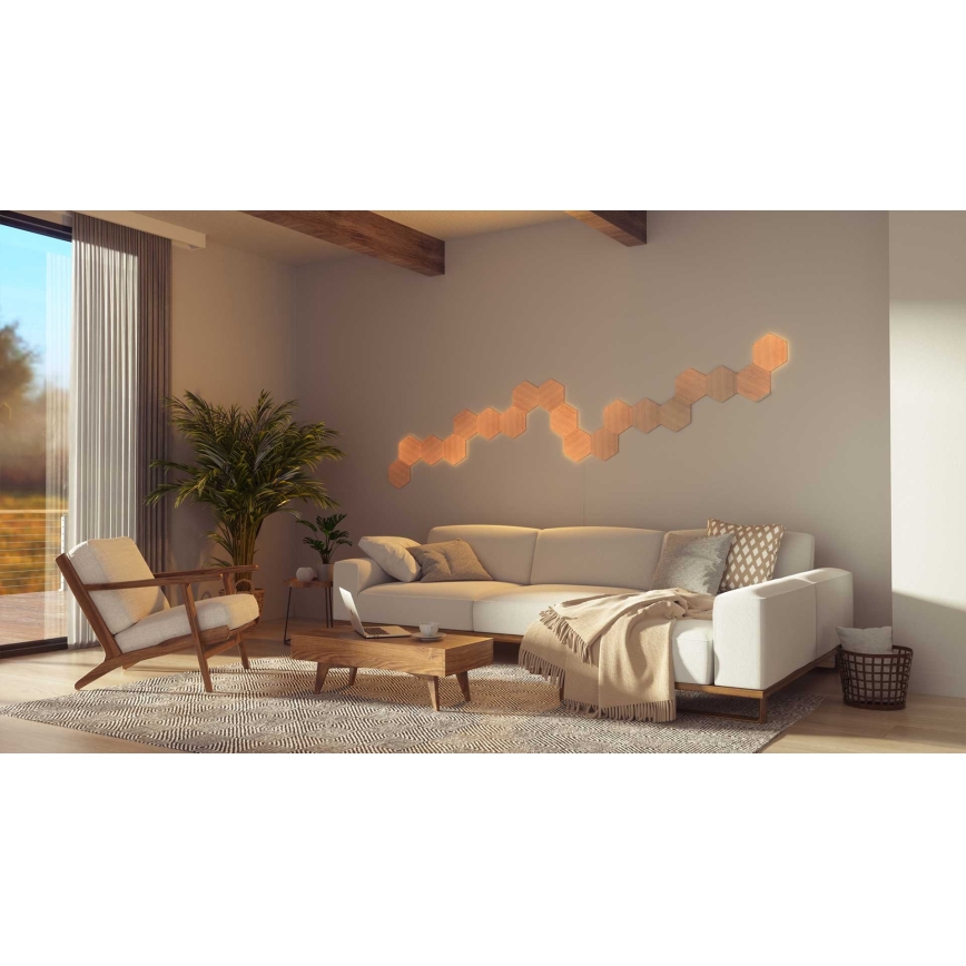 Nanoleaf - Komplet 13x prigušiva LED panel HEXAGONS LED/2W/230V Wi-Fi