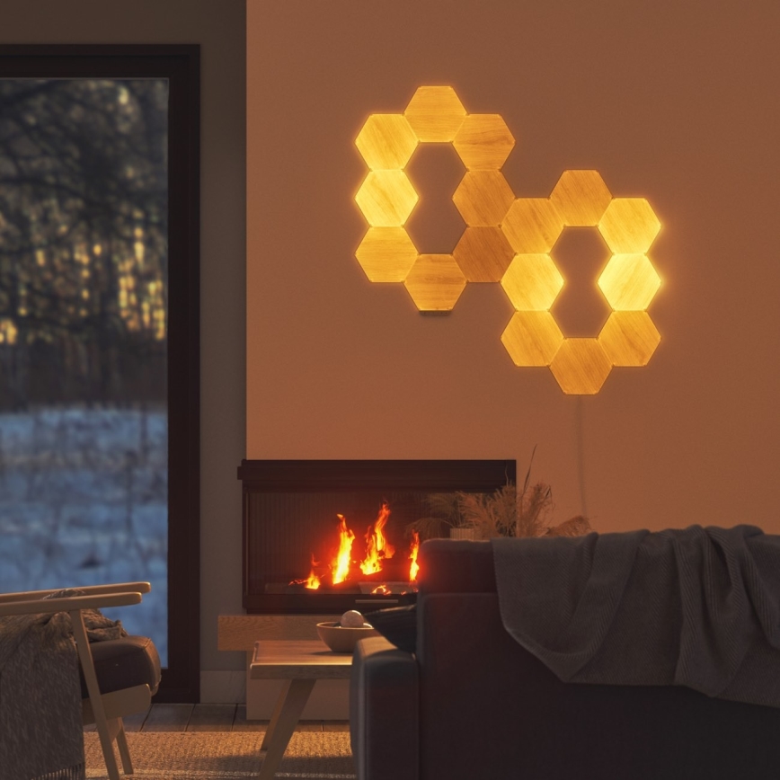 Nanoleaf - Komplet 13x prigušiva LED panel HEXAGONS LED/2W/230V Wi-Fi
