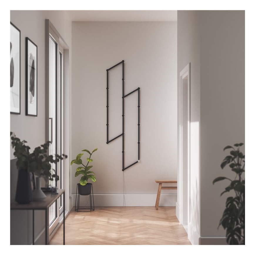 Nanoleaf - Set poklopaca za LINES šinu, 9 kom, mat crne boje