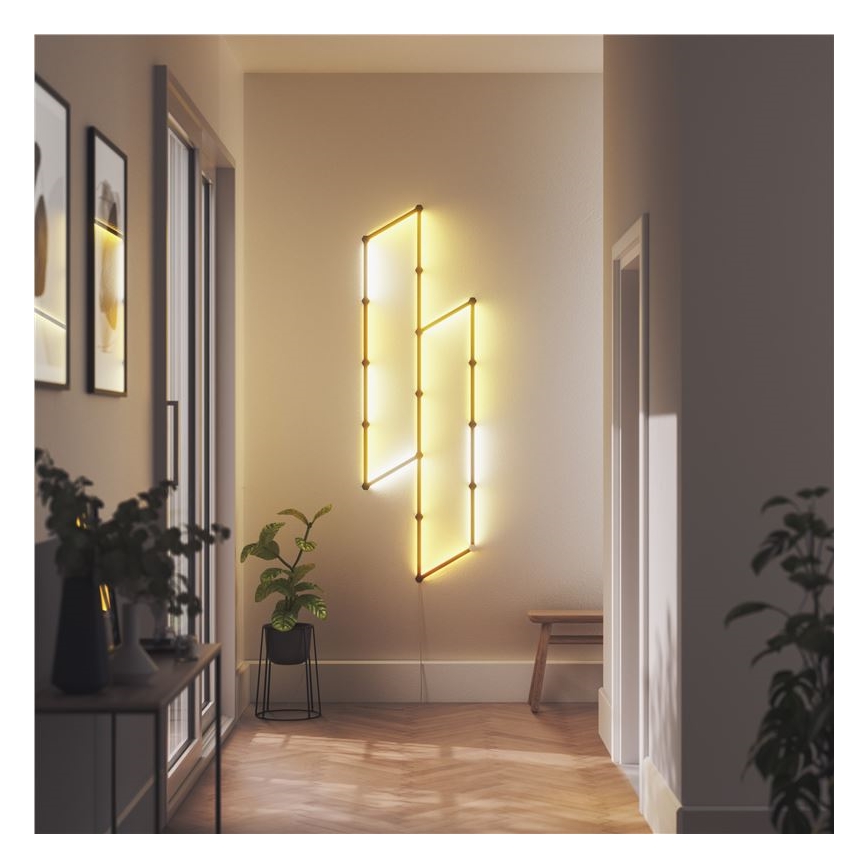Nanoleaf - Set poklopaca za LINES šinu, 9 kom, mat crne boje