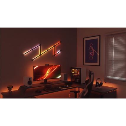 Nanoleaf - Set poklopaca za LINES šinu, 9 kom, mat crne boje