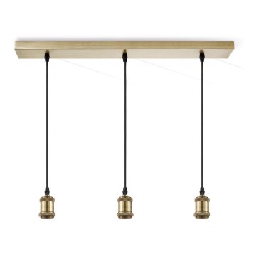 Napajajući kabl VINTAGE 3xE27/40W/230V mesing