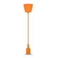 Narandžasti luster na sajli 1xE27/60W/230V