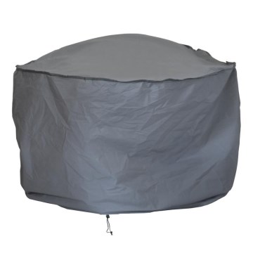 Navlaka za ognjište 93x58 cm siva