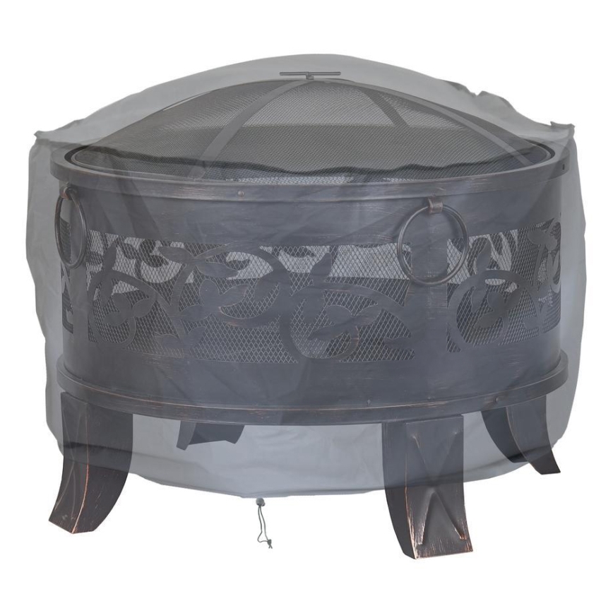 Navlaka za ognjište 93x58 cm siva