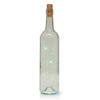 LED dekorativne lampice sa čepom za flašu 8xLED/3xLR44 IP44 0,798m