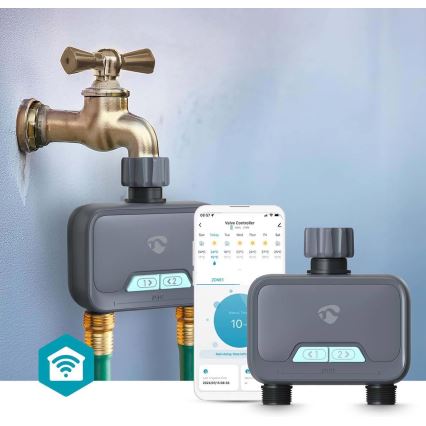Prigušiva protoka vode 4xAA Wi-Fi Tuya IP54