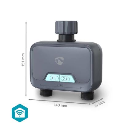 Prigušiva protoka vode 4xAA Wi-Fi Tuya IP54
