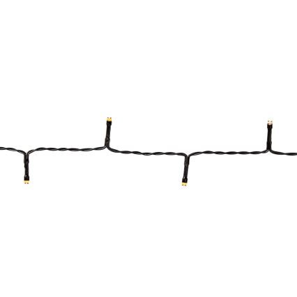 LED spoljni lanac 192xLED/7 funkcija/3xAA 14,9m IP44 topla bela