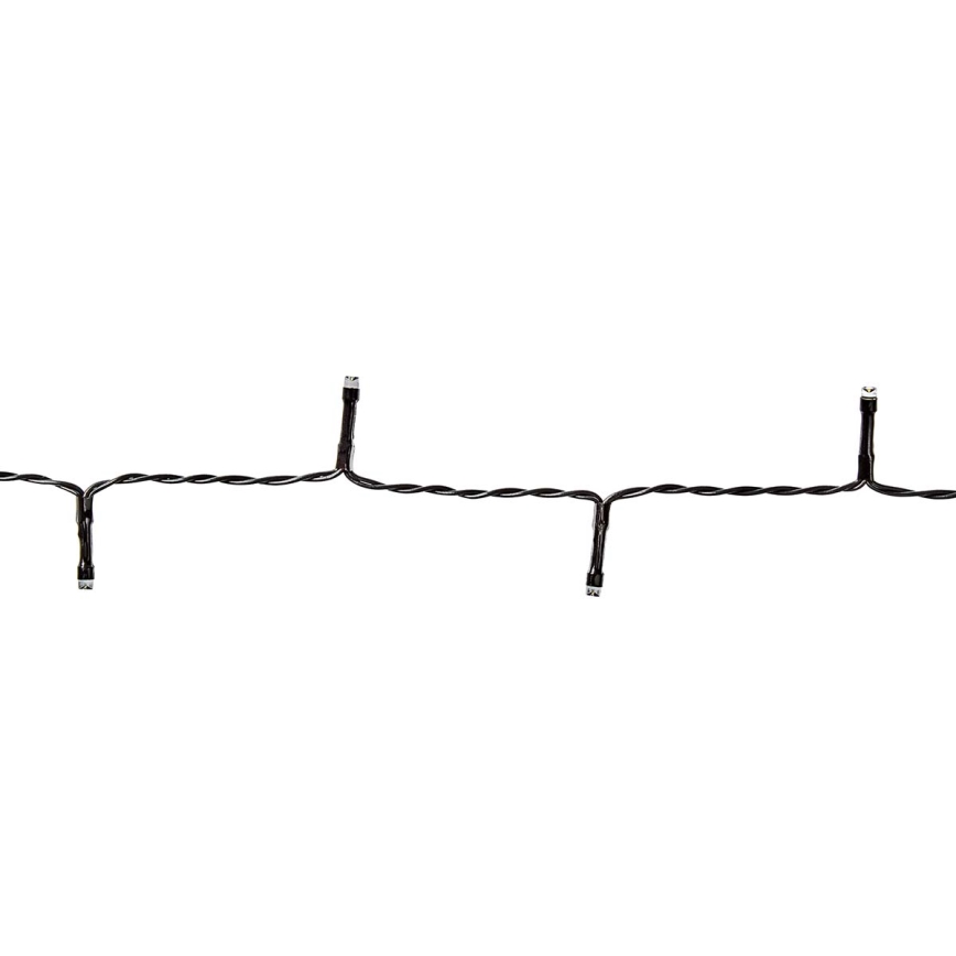 LED spoljašnji niz 96xLED/7 funkcija/3xAA 7,7 m IP44 topla bela