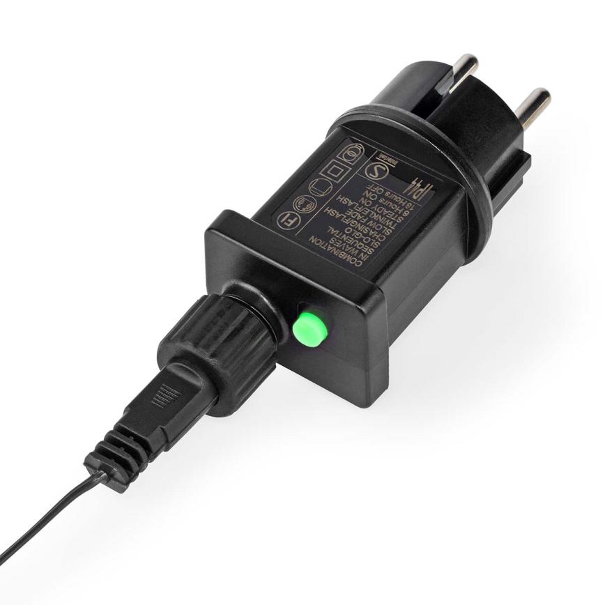 LED spoljašnja zavesa 360xLED/7 funkcija 14m IP44 hladna bela