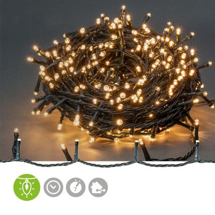 LED spoljašnji božićni lanac 720xLED/7 funkcija 57m IP44 topla bela