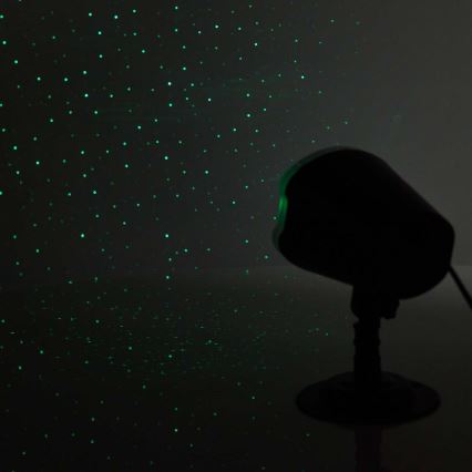 LED laserski projektor 6W/230V IP65 + daljinski upravljač