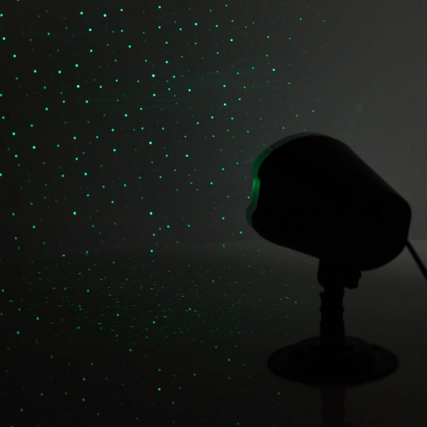 LED laserski projektor 6W/230V IP65 + daljinski upravljač