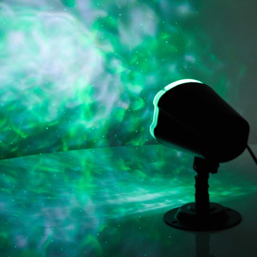 LED laserski projektor 6W/230V IP65 + daljinski upravljač