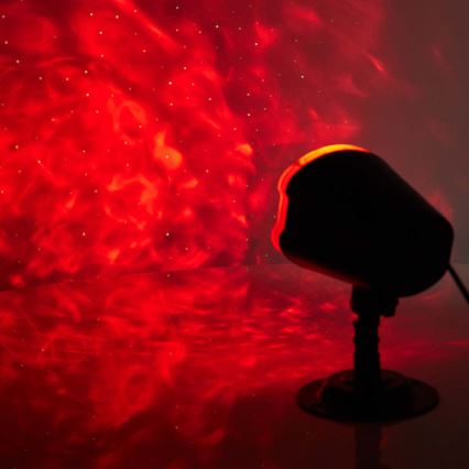 LED laserski projektor 6W/230V IP65 + daljinski upravljač