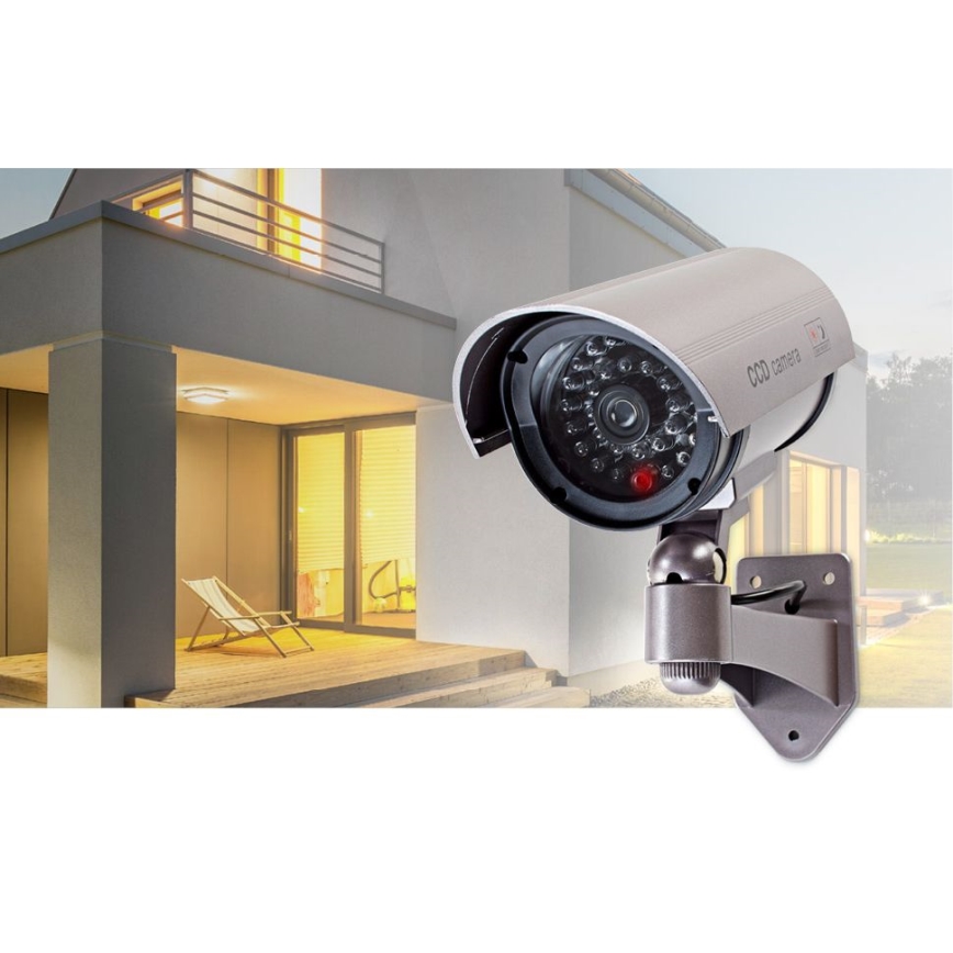 LED imitacija sigurnosne kamere 2xAA IP44