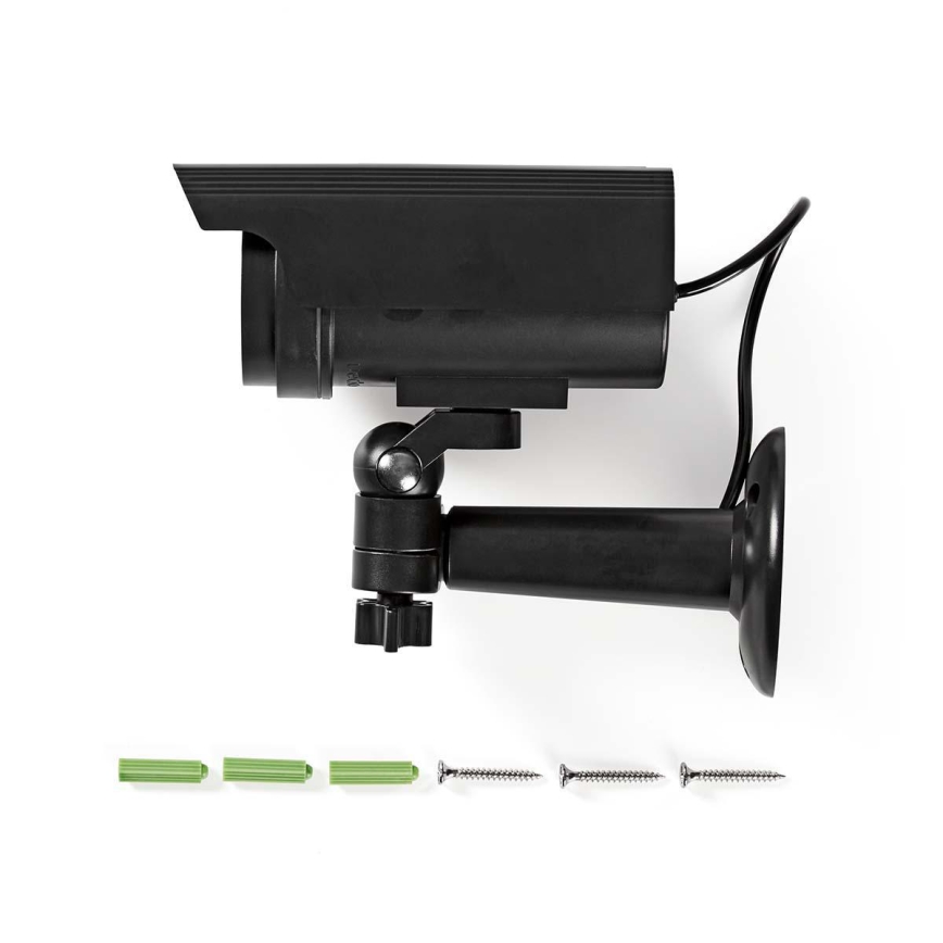 LED maketa sigurnosne kamere sa solarnim panelom 2xAA IP44