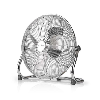 Podni ventilator 80W/230V sjajni hrom