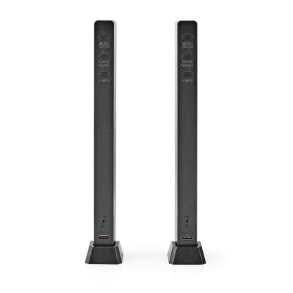 Komplet 2x RGB LED punjivih stolnih lampi, 250 mAh