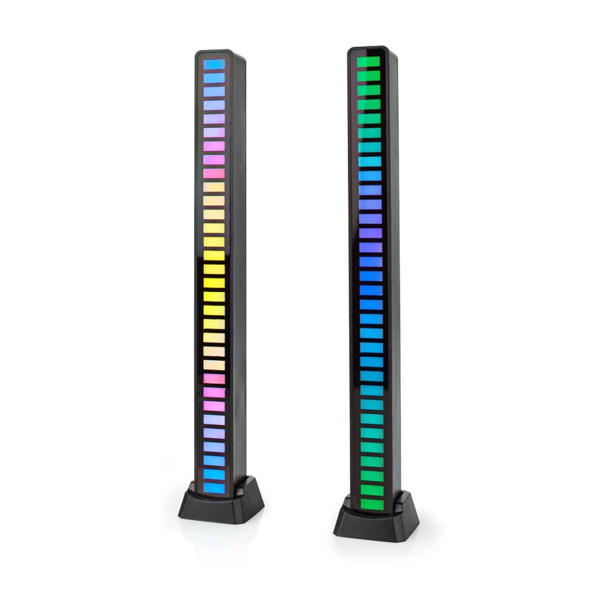 Komplet 2x RGB LED punjivih stolnih lampi, 250 mAh
