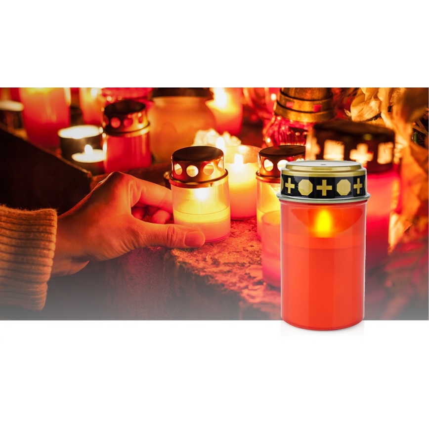 Grobljanska LED sveća LED/2xAA IP44