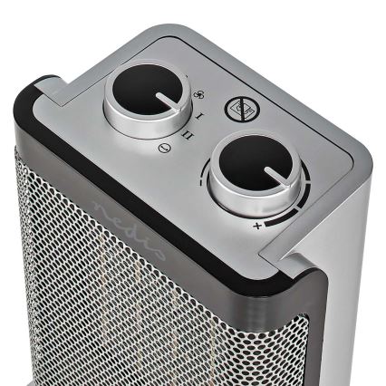 Ventilator sa keramičkim grejnim telom 1000/1500W/230V srebrna