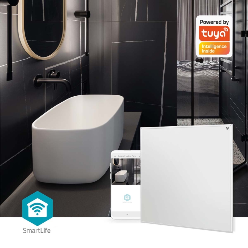 Infracrveni grejni panel 350W/230V 59,8x62 cm IP44 Wi-Fi Tuya + daljinski upravljač