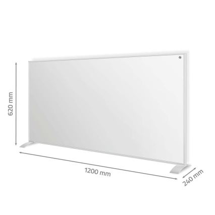 Infracrveni grejni panel 700W/230V 120x62 cm IP44 Wi-Fi Tuya + daljinski upravljač