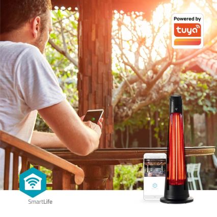 Spoljašnje grejno telo SmartLife 600/1200W/230V Wi-Fi Tuya IP24