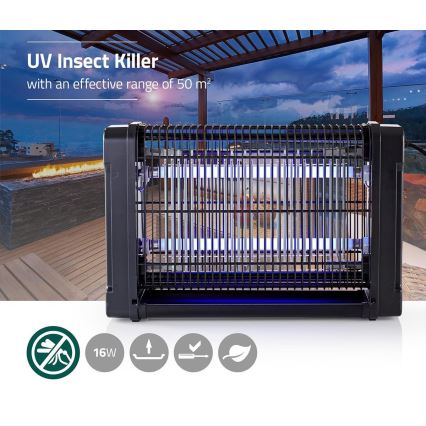 Električni lapač insekata UV-A/2x8W/230V za 50 m²