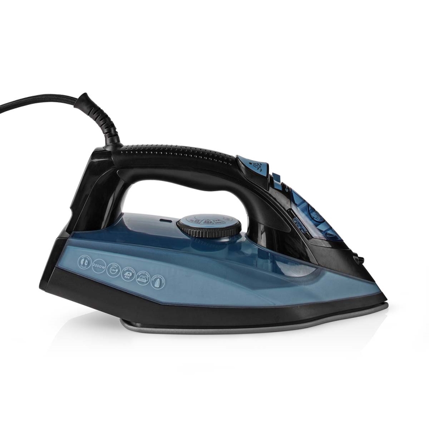 Parna pegla 2600W/230V crna/plava