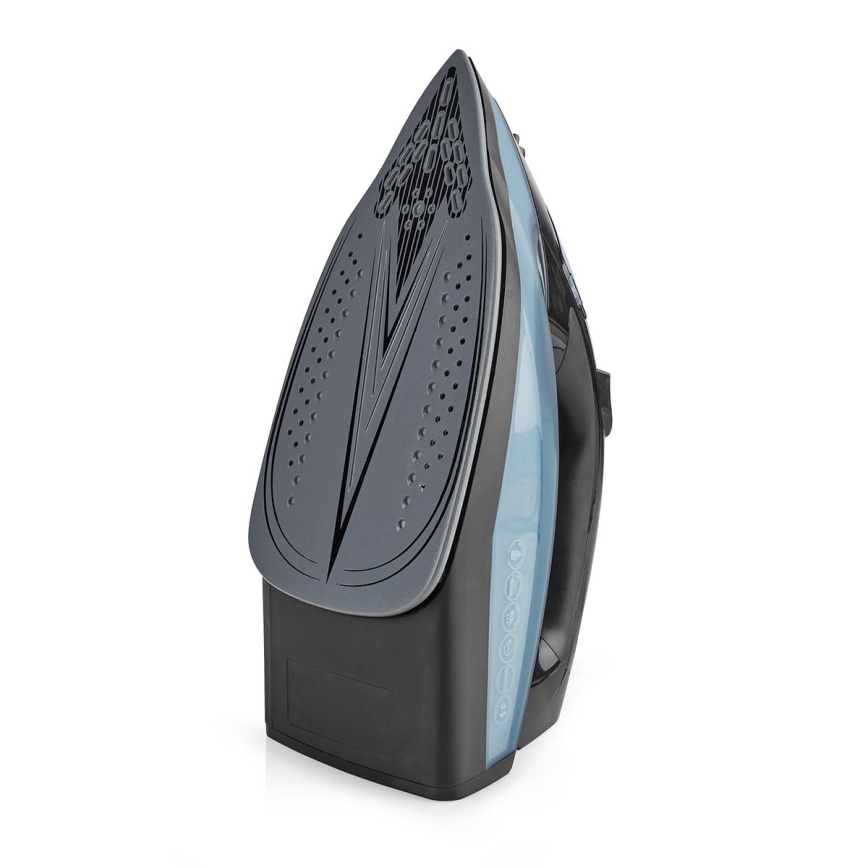 Parna pegla 2600W/230V crna/plava