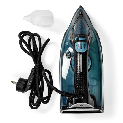 Parna pegla 2600W/230V crna/plava