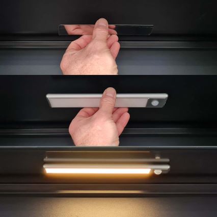 LED punjivo magnetno osvetljenje za ormare sa senzorom pokreta LED/1W/1100 mAh 3000K