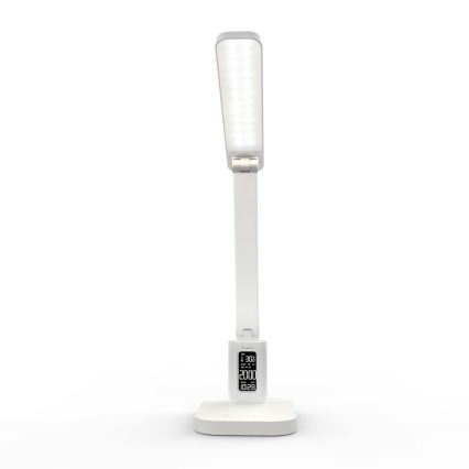 LED prigušiva punjiva dodirna stolna lampa sa displejem LED/7,5W/1200 mAh 3000/4000/5700K CRI 90 bela