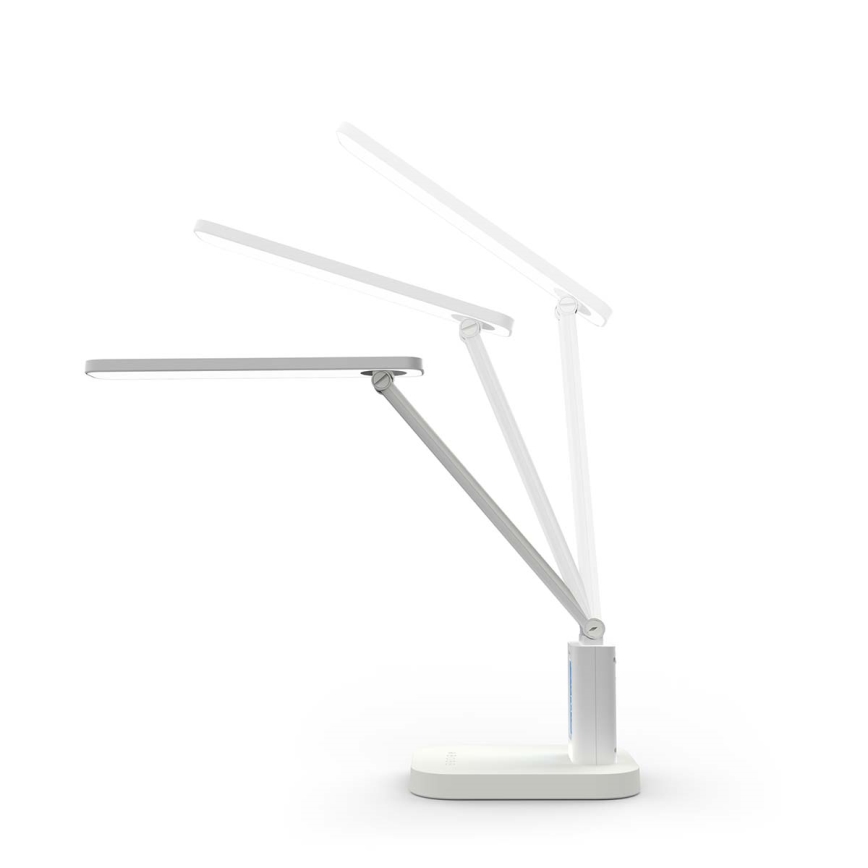 LED prigušiva punjiva dodirna stolna lampa sa displejem LED/7,5W/1200 mAh 3000/4000/5700K CRI 90 bela