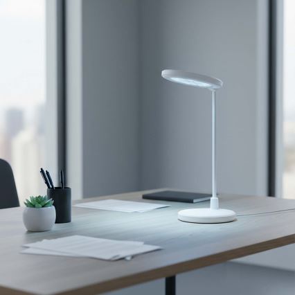 LED prigušiva punjiva dodirna lampa sa ogledalom LED/6W/1200 mAh 3000/4000/5700K CRI 90 bela