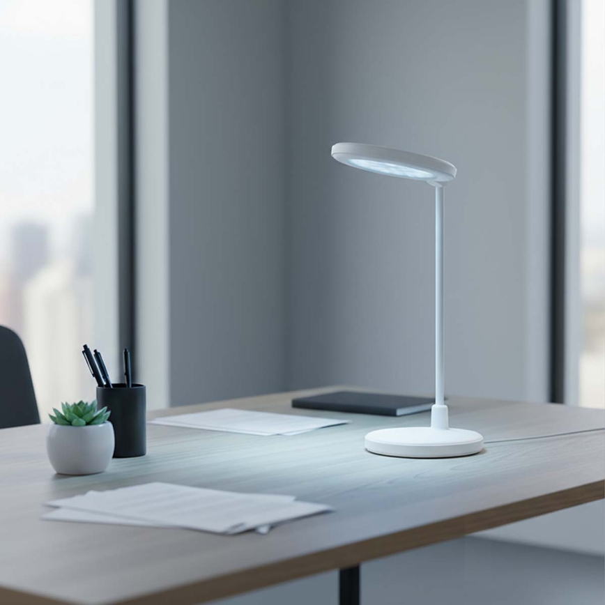 LED prigušiva punjiva dodirna lampa sa ogledalom LED/6W/1200 mAh 3000/4000/5700K CRI 90 bela