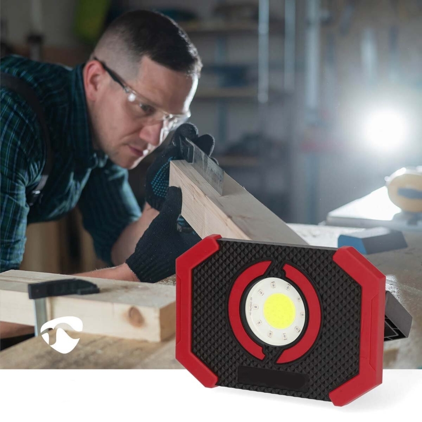 LED prigušiva punjivi reflektor sa power bankom LED/10W/3000 mAh IPX2