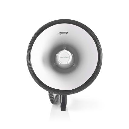 Megafon sa eksternim USB mikrofonom, 25W, 8xC, bela/crna