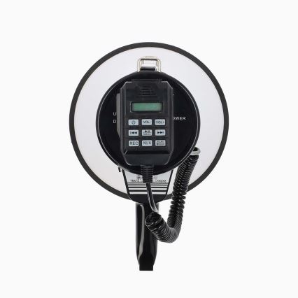 Megafon sa eksternim USB mikrofonom, 25W, 8xC, bela/crna