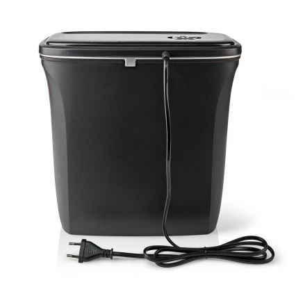 Uništivač papira za A4, zapremina 12 l, 230V, crna