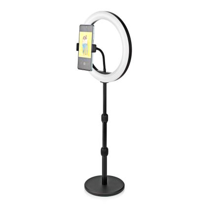 LED prigušiva lampa sa stativom i držačem za snimanje vlogova LED/6W/USB 2700-6700K