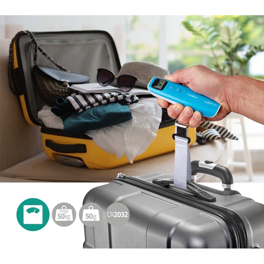 Digitalna vaga za prtljag 1xCR2032